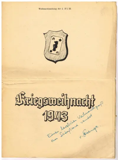 Kriegsweihnacht 1943