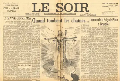 Le Soir - 59me Année - No 213 - Mardi 4 Septembre 1945 ** - Prix : 1 Franc
