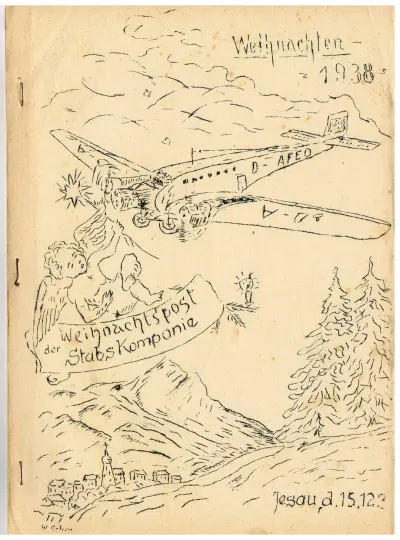 Weihnachten 1938 - Weihnachtspost der Stabskompanie - Jesau