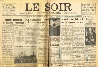 Le Soir - 60e Année - No 290 - Samedi 19 Octobre 1946 ** - 10 Pages - Prix : 1 Fr.