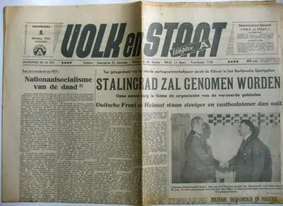Volk en Staat - Uitgave A - Jaargang 25 - Nr. 234 - Donderdag 1 Oktober 1942